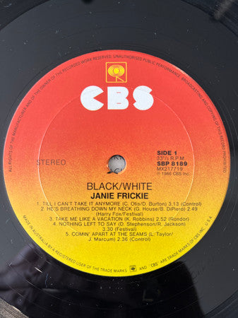 Janie Fricke : Black & White (LP)