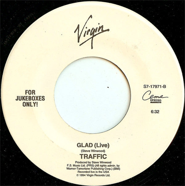 Traffic : Here Comes A Man (7", Jukebox)