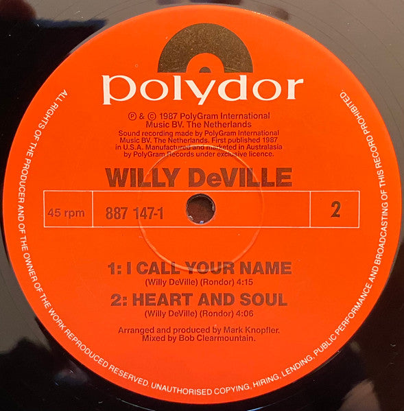 Willy DeVille : Miracle (12", Single)
