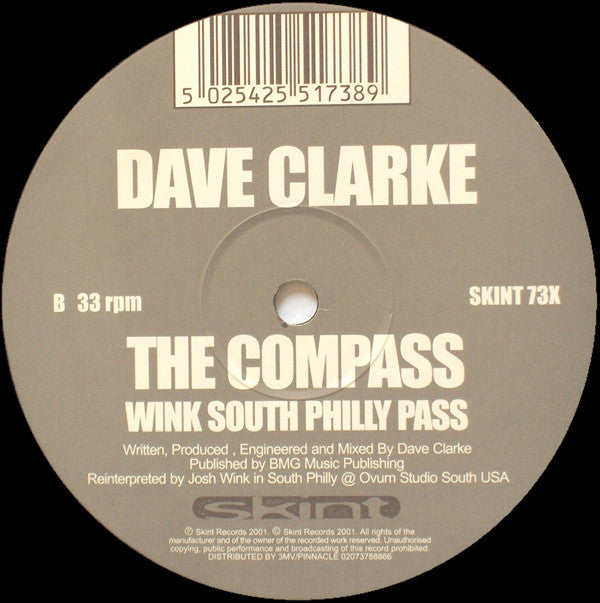 Dave Clarke : The Compass (Josh Wink Remixes) (12", Single)