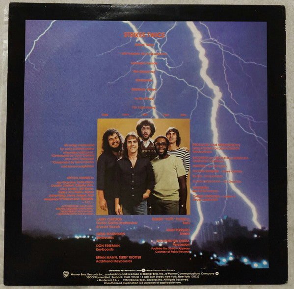 Larry Carlton : Strikes Twice (LP, Album)