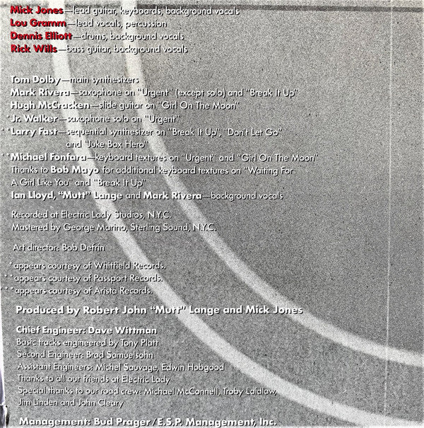 Foreigner : 4 (LP, Album)