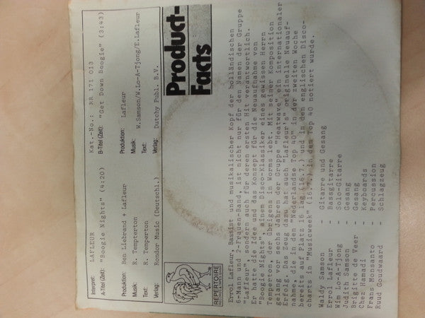 Lafleur : Boogie Nights (Special Remix) (7", Single)