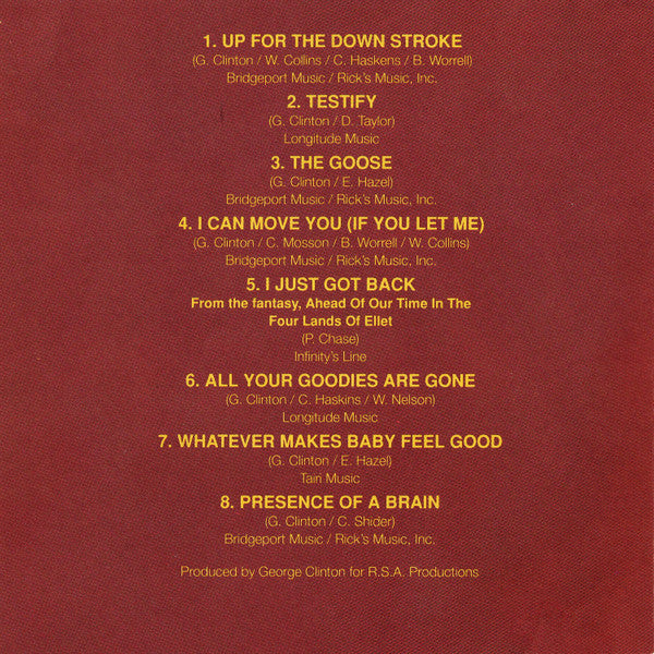 Parliament : Up For The Down Stroke (CD, Album, RE)