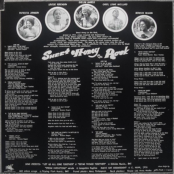 Sweet Honey In The Rock : Sweet Honey In The Rock (LP, Album)