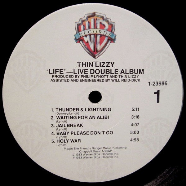 Thin Lizzy : Life Live (2xLP, Album)