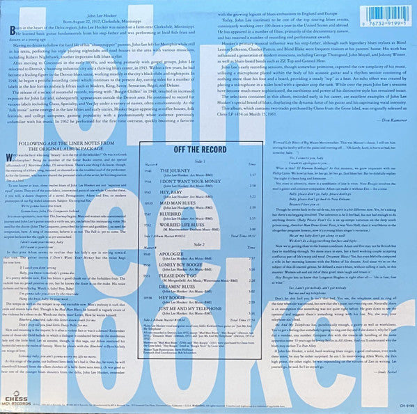 John Lee Hooker : Plays & Sings The Blues (LP, Album, RE, Pin)