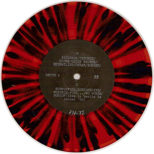 FH-72 : Demo '89/'90 (7", EP, Red)