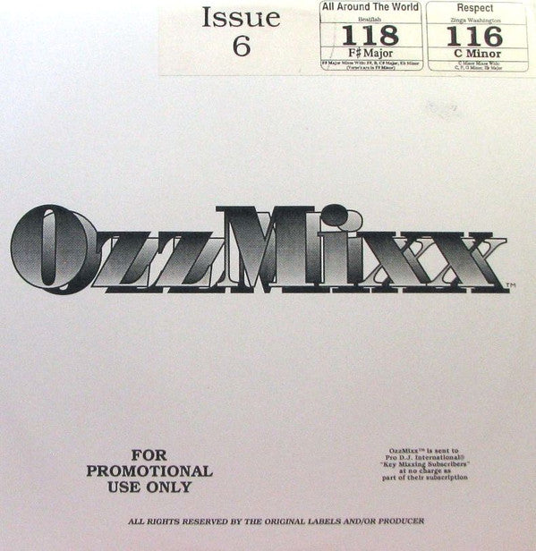 Various : OzzMixx 6 (12", Promo)