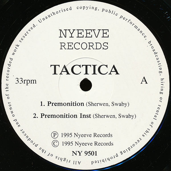 Tactica : Premonition (12")