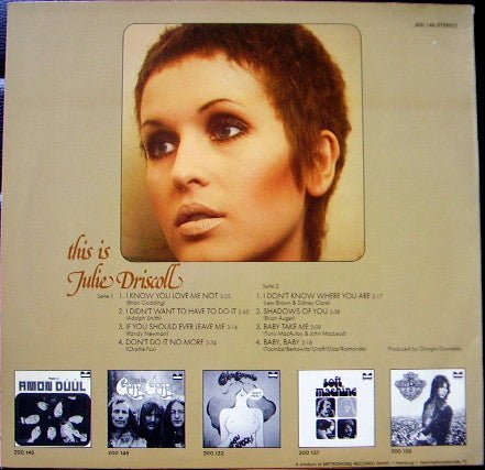 Julie Driscoll : This Is Julie Driscoll (LP, Comp)