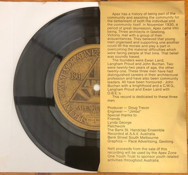 Bill And Boyd : Langham Ewin & John / The Apex Game (7")