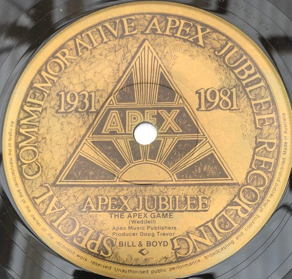 Bill And Boyd : Langham Ewin & John / The Apex Game (7")