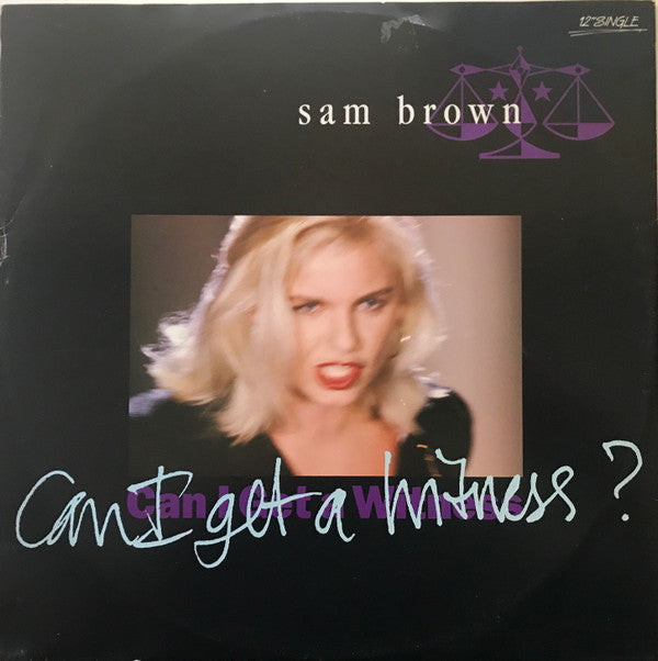 Sam Brown : Can I Get A Witness (12", Ltd)