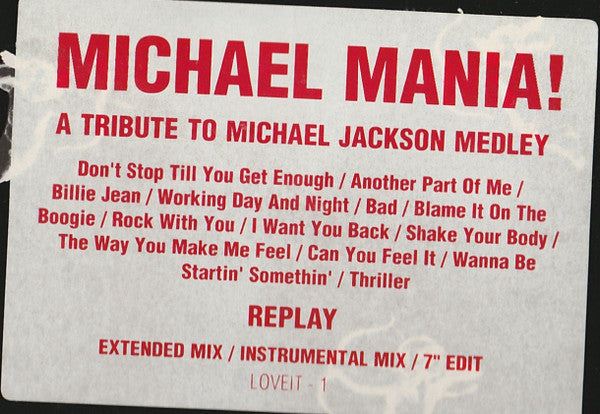Replay : Michael Mania (12")