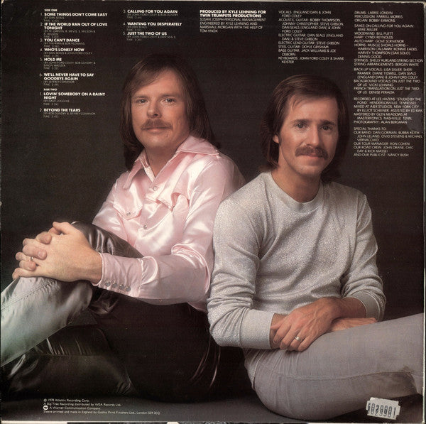 England Dan & John Ford Coley : Some Things Don't Come Easy (LP, Album)