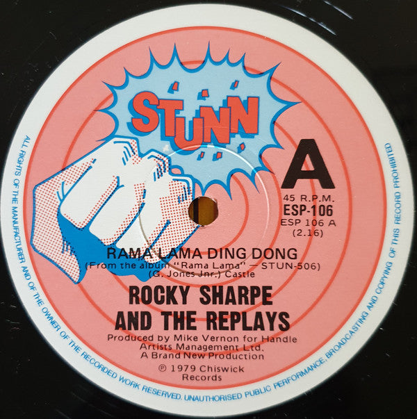 Rocky Sharpe & The Replays : Rama Lama Ding Dong (12", Maxi)