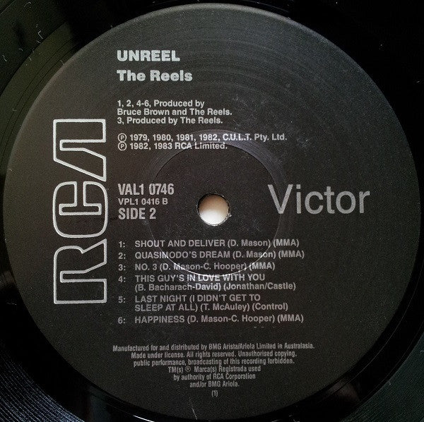 The Reels : Unreel (LP, Comp, RE)