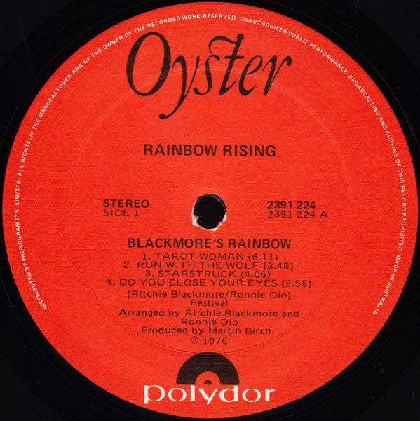 Rainbow : Rising (LP, Album, Gat)