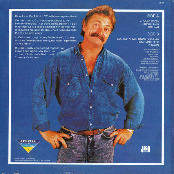 Col Elliott : Elliot On The Border (LP, Album)