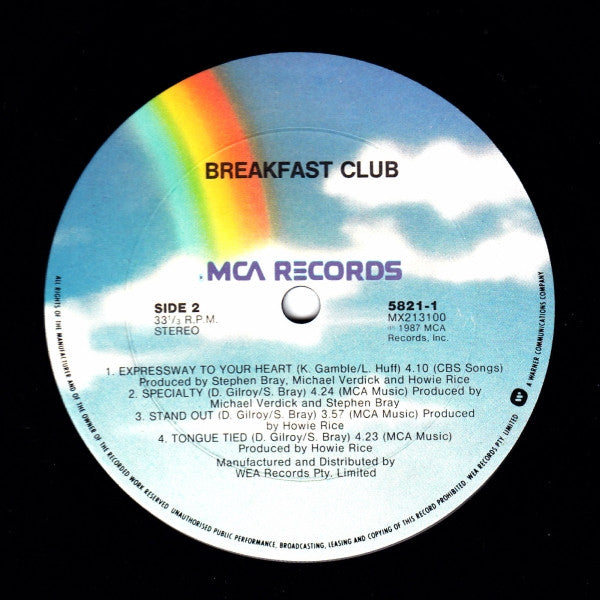 Breakfast Club : Breakfast Club (LP, Album)