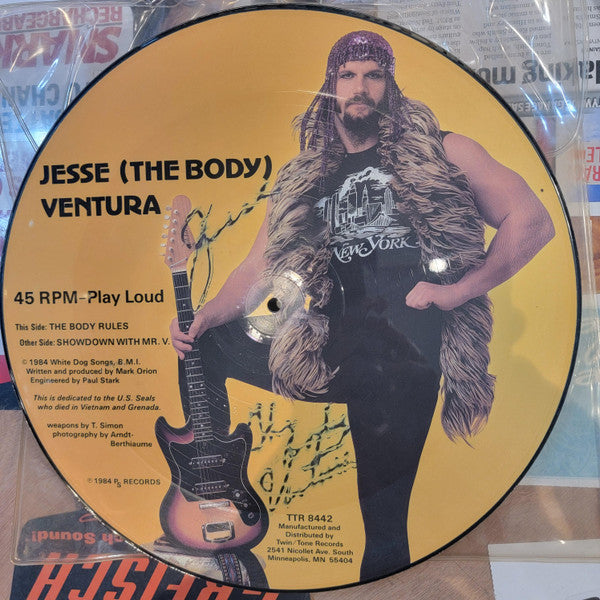 Jesse (The Body) Ventura : The Body Rules / Showdown With Mr. V. (12", Pic)