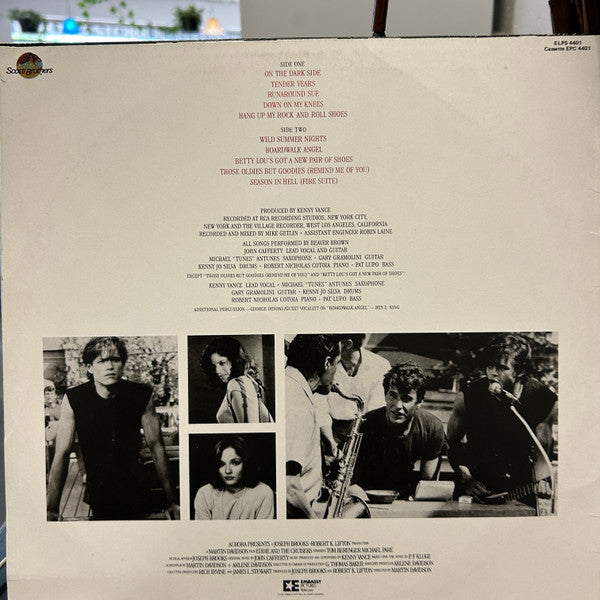 John Cafferty And The Beaver Brown Band : Eddie And The Cruisers (Original Motion Picture Soundtrack) (LP, Album)
