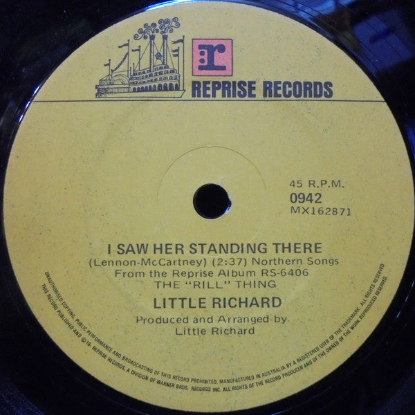 Little Richard : Greenwood Mississippi / I Saw Her Standing There (7", Single)