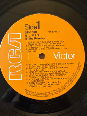 Elvis Presley : Elvis (LP, Comp, Gat)