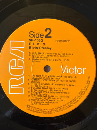 Elvis Presley : Elvis (LP, Comp, Gat)