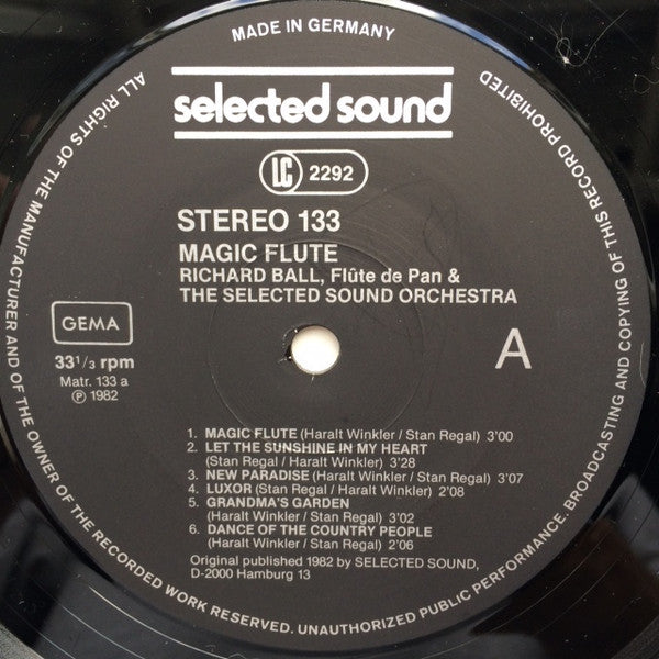 Richard Ball : Magic Flute (LP)