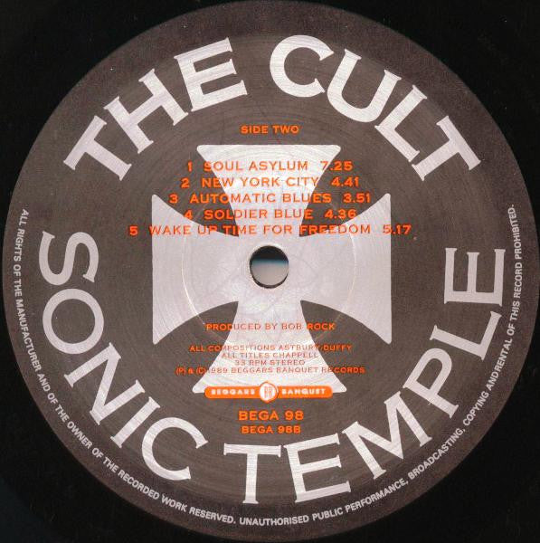 The Cult : Sonic Temple (LP, Album)