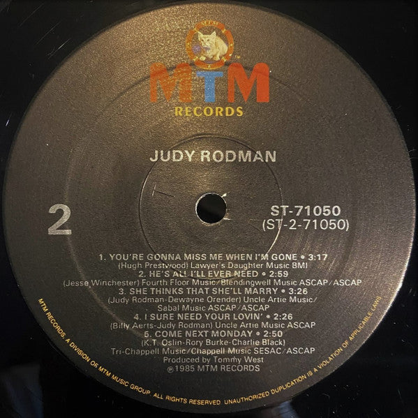 Judy Rodman : Judy (LP, Album, Spe)