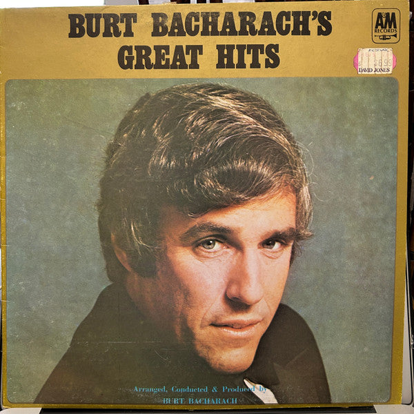 Burt Bacharach : Burt Bacharach’s Great Hits (LP, Comp)