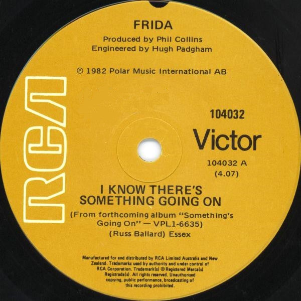 Frida : I Know There's Something Going On (7", Single)