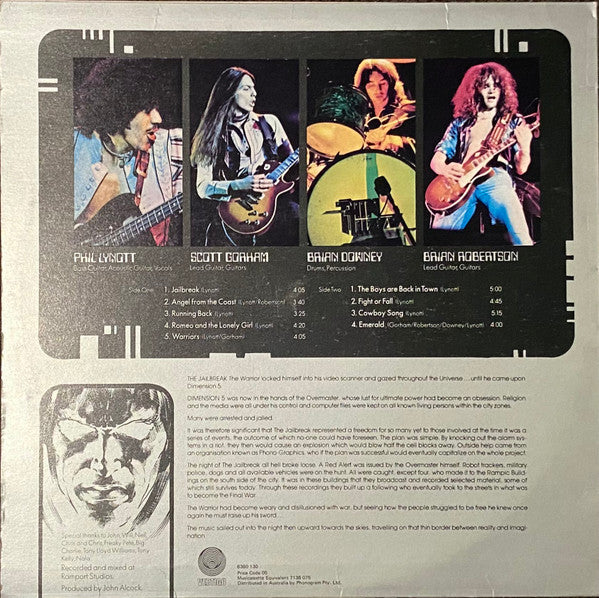 Thin Lizzy : Jailbreak (LP, Album, RE)