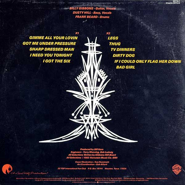 ZZ Top : Eliminator (LP, Album)