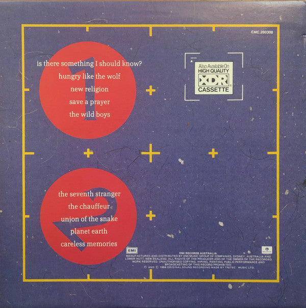 Duran Duran : Arena (LP, Album, Gat)