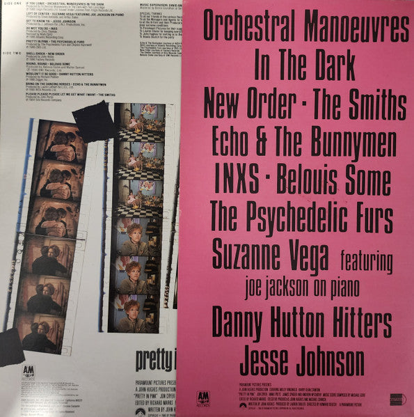 Various : Pretty In Pink (Original Motion Picture Soundtrack) (LP, Comp, Pin)