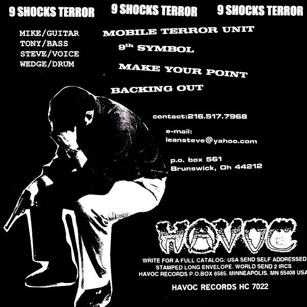 9 Shocks Terror : 9 Shocks Terror (7")