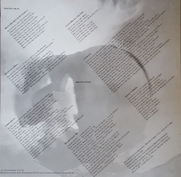 Sonic Youth : Bad Moon Rising (LP, Album, RE)
