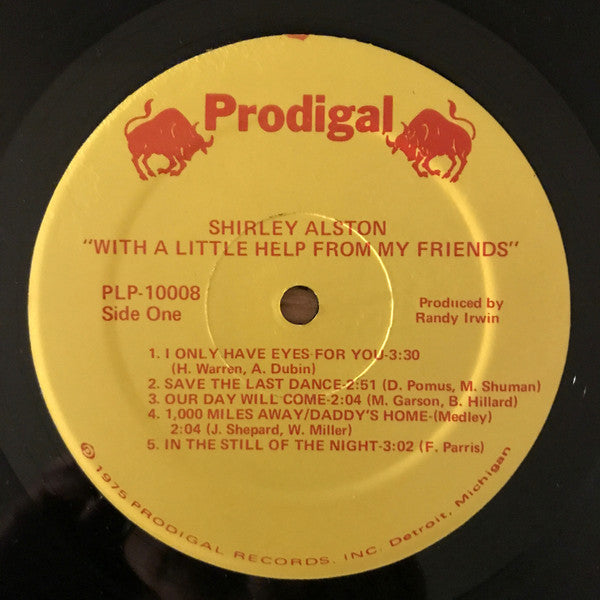 Shirley Alston : With A Little Help From My Friends (LP, Album)