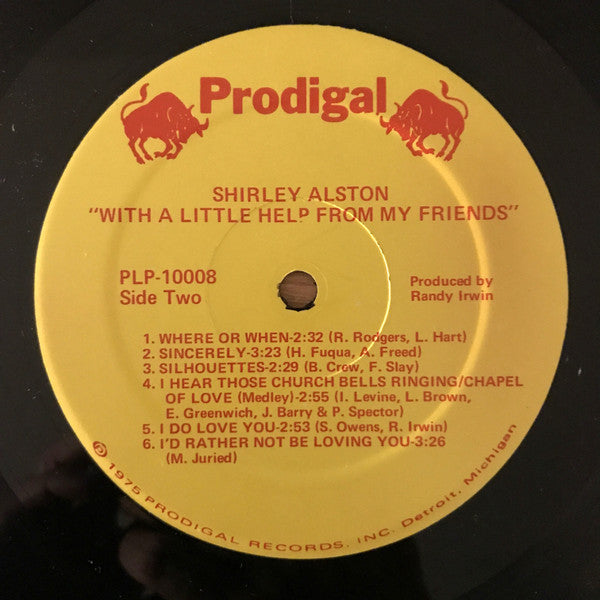 Shirley Alston : With A Little Help From My Friends (LP, Album)