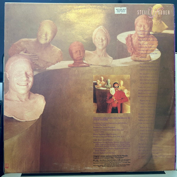 Stevie Wonder : My Eyes Don't Cry (12", Single)