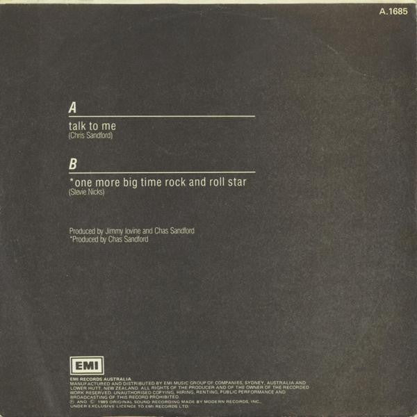 Stevie Nicks : Talk To Me (7", Single)