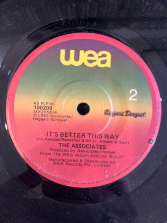 The Associates : Party Fears Two (7", Single)