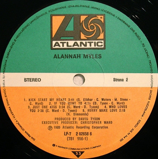 Alannah Myles : Alannah Myles (LP, Album)