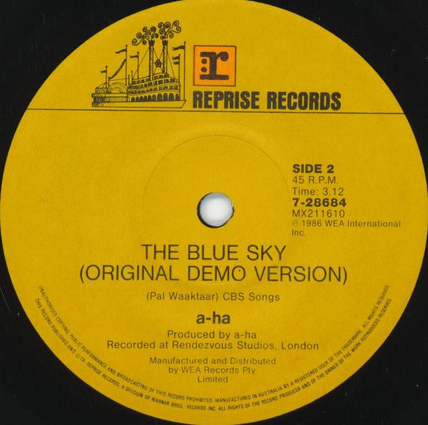 a-ha : Hunting High And Low (7")