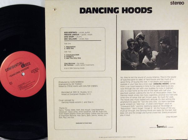 Dancing Hoods : Dancing Hoods (12", MiniAlbum)