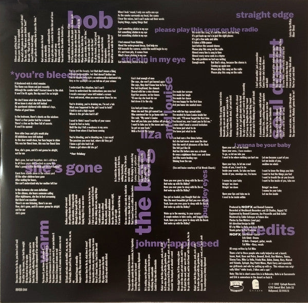 NOFX : White Trash, Two Heebs And A Bean (LP, Album, RE)